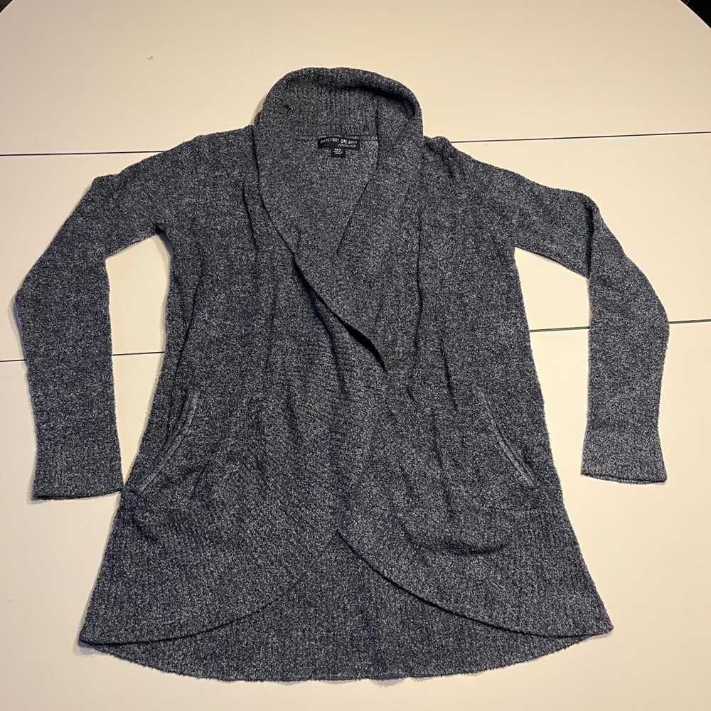 Barefoot Dreams Cozy Chic Collection XS/S navy cardigan